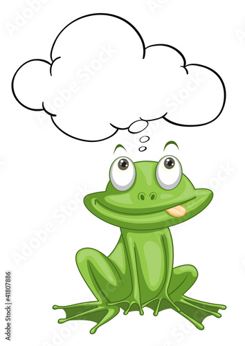 Frog thinking