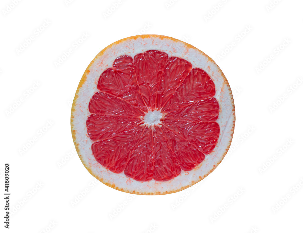 Scheibe einer Grapefruit Scheibe einer Grapefruit