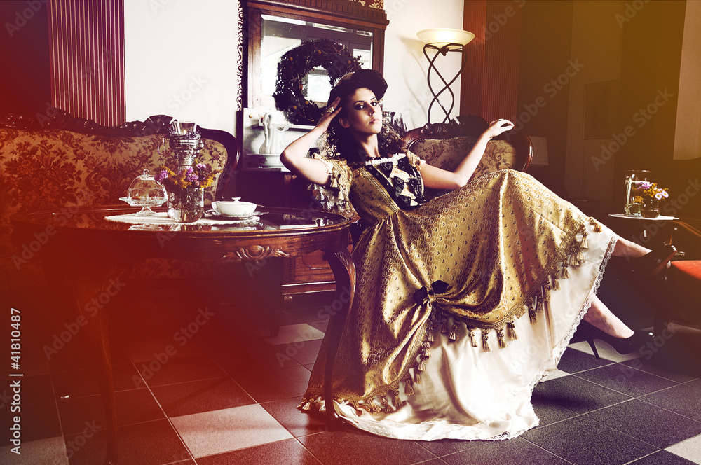 Fototapeta premium Miss Barock