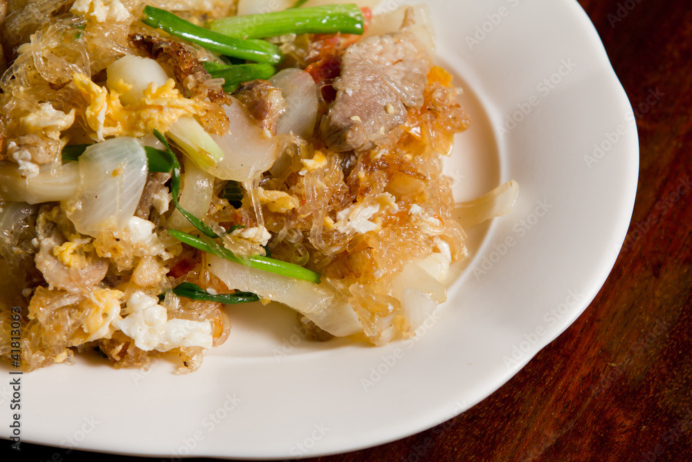 Stir-fried vermicelli Stir-fried vermicelli