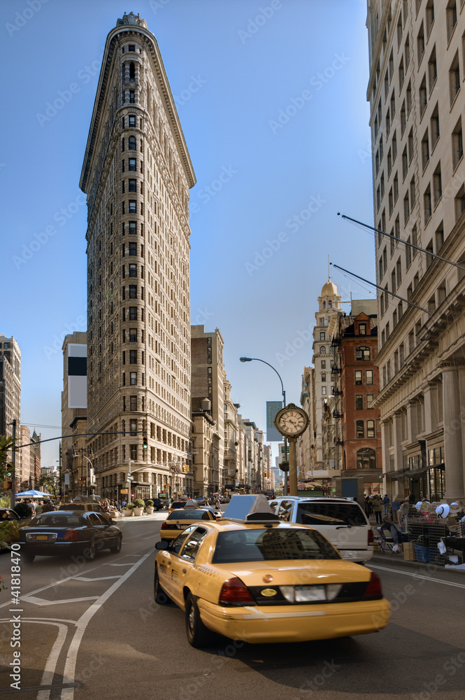 Naklejka premium Flatiron District w Nowym Jorku