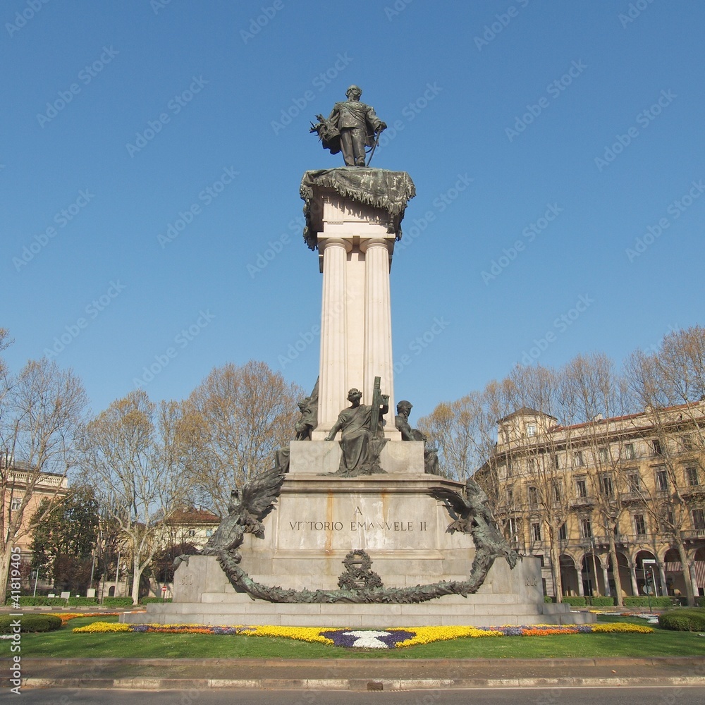 Fototapeta premium Vittorio Emanuele II statue