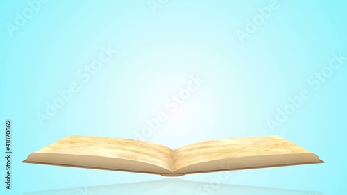 book open animation