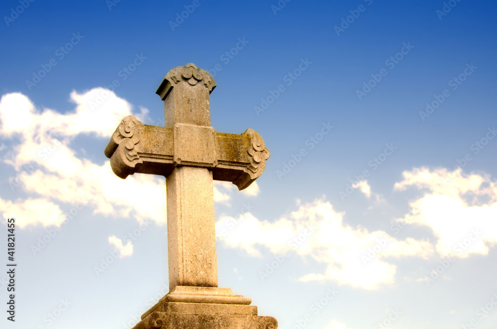 a Cross Cemetery