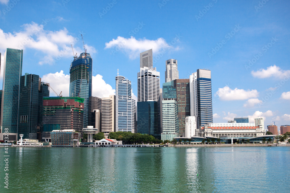 Fototapeta premium Singapore skyscraper