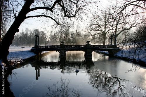 Pont du château en hiver © Loïc Francois