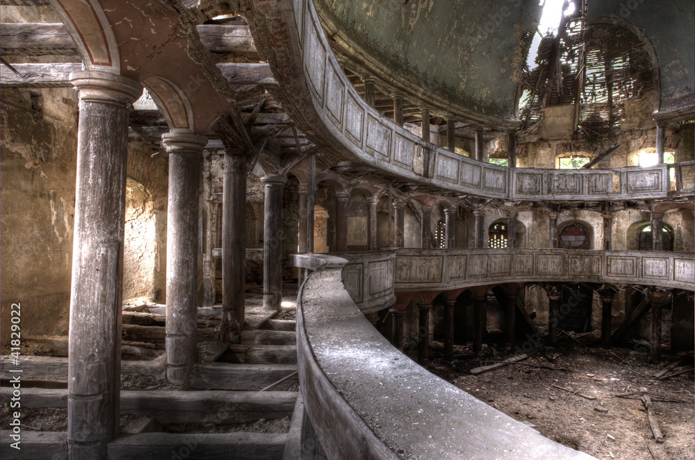 Fototapeta premium Old stylish opera hdr