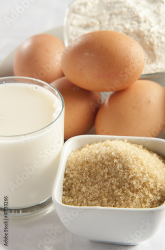 milk sugar egg products