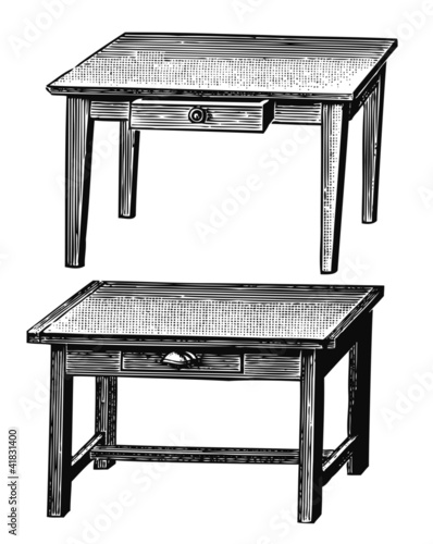 table rétro