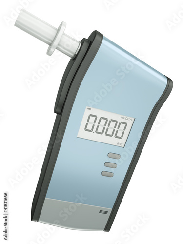 Fotografie Breath analyzer for measuring blood alcohol content
