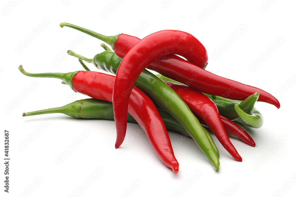 Red Pepper and green pepper