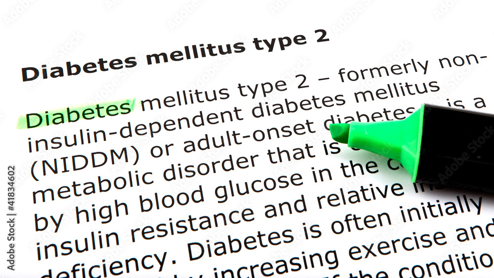 Text highlighted with felt tip pen