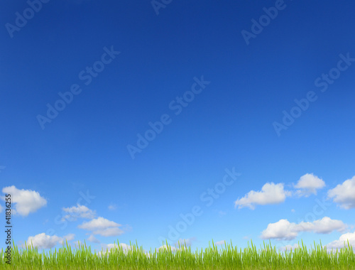 sky sun and grass background