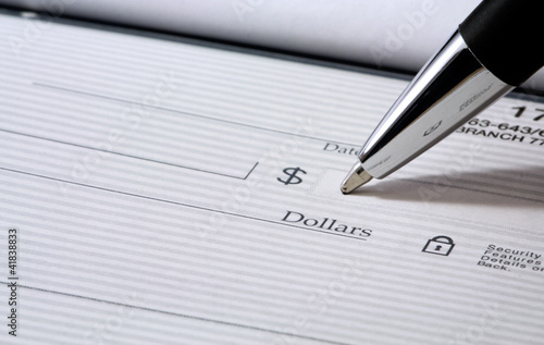 Writing a check