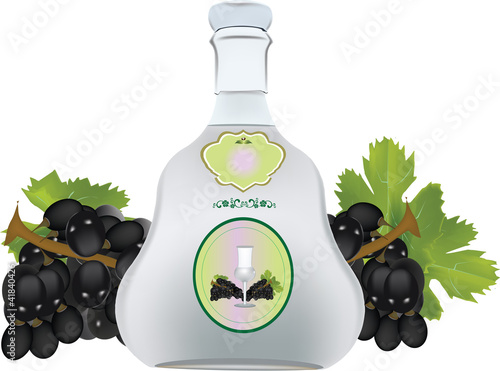 bottiglia di grappa
