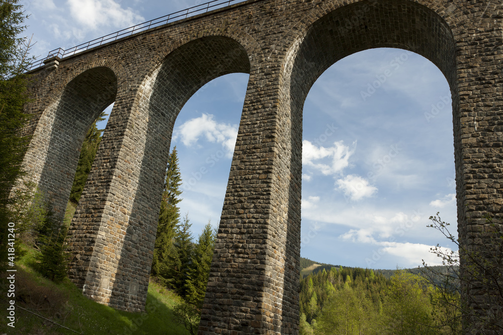 Chmarossky railway viaduct, Slovakia