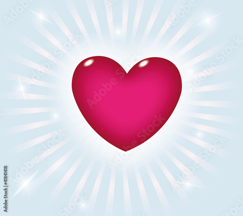 Illustration background heart
