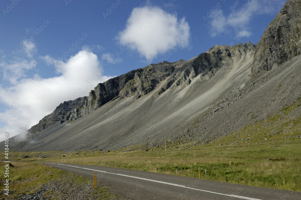 Iceland landscape.