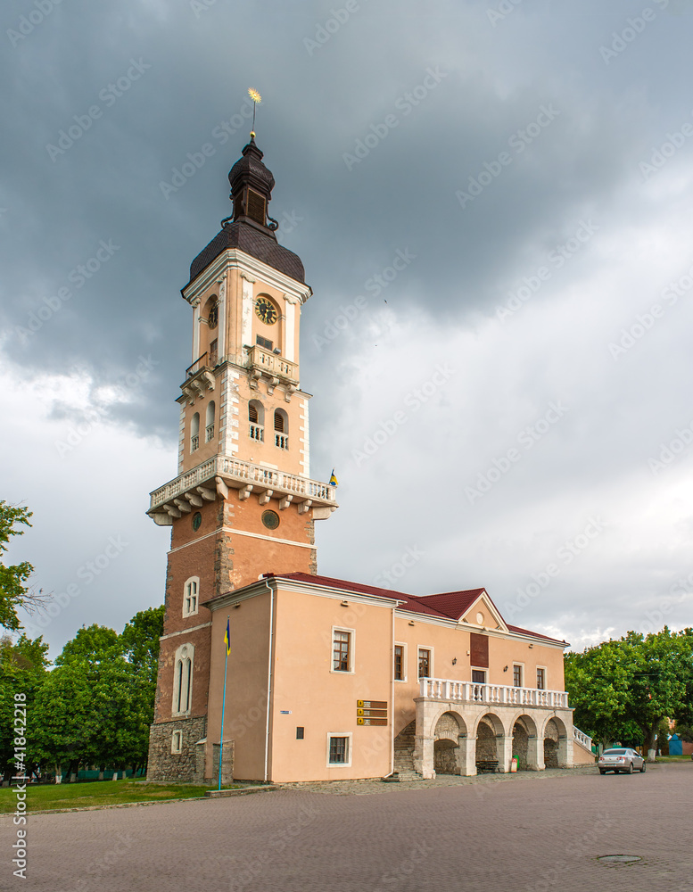 Kamianets-Podilskyi town hall. Ukraine