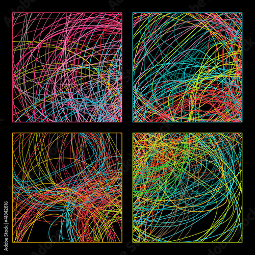 Colorful lines, background for your design
