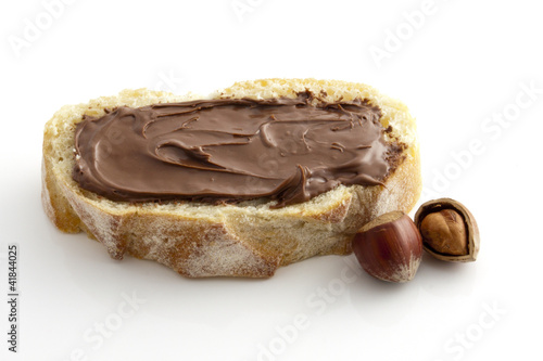 Tartine de pate à tartiner