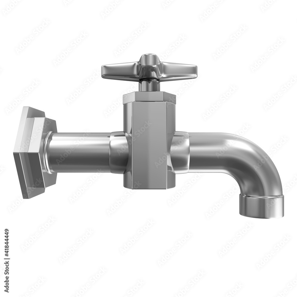 Water Tap isolated on white background