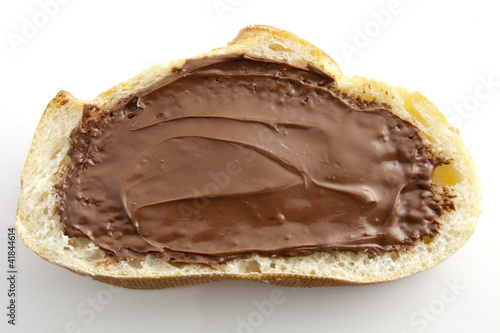 Tartine au chocolat