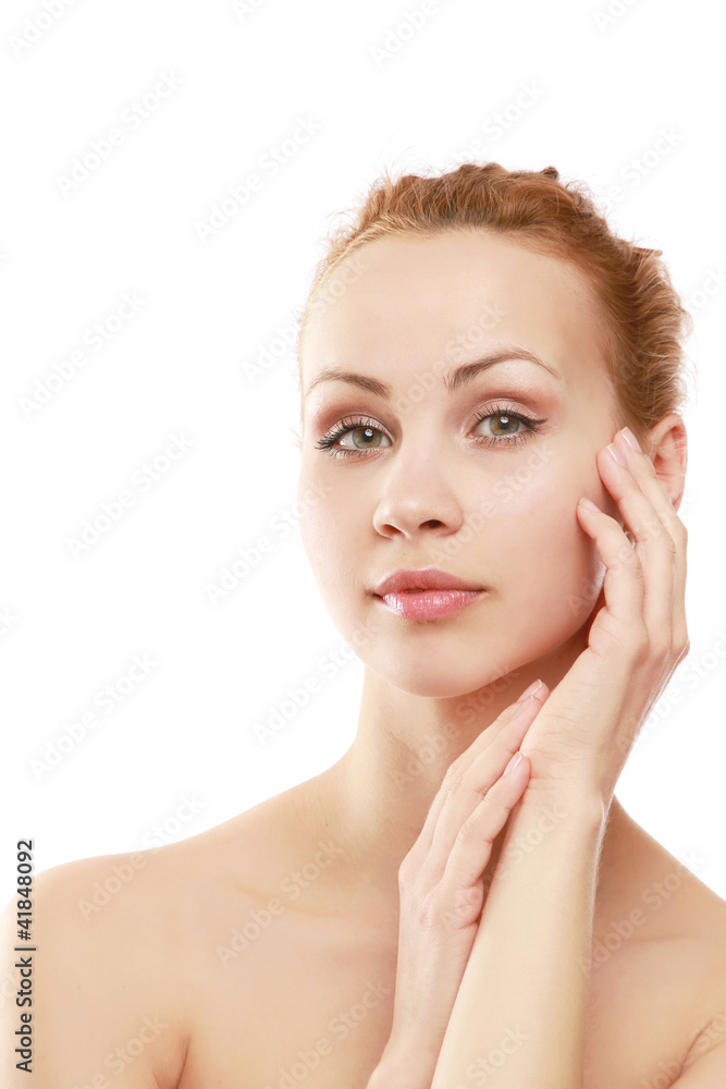 Portrait of a beautiful young woman Portrait of a beautiful young woman