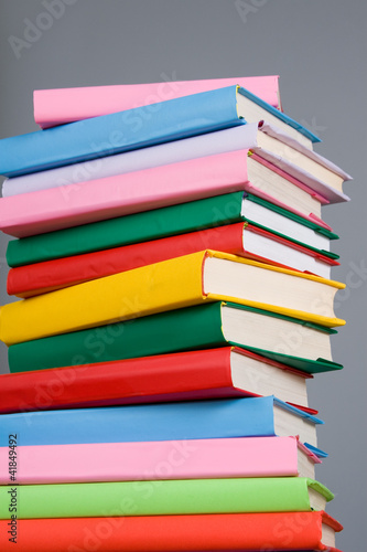 Wallpaper Mural Stack of colorful books Torontodigital.ca