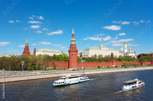 Photography Kind to  Moscow Kremlin, Grand Kremlin Palace and Moskva River