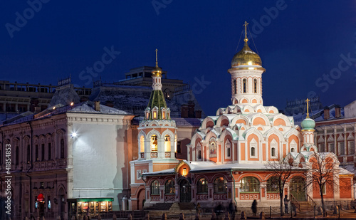 Cathedral of Kazan Icon of Divine Mother on Red Area in Moscow