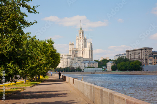 High-rise building on Kotelnicheskaya embankment in Moscow,