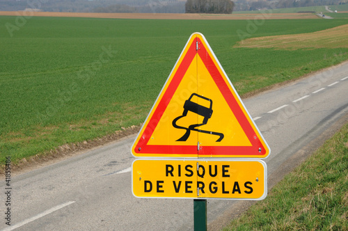 Themericourt, a country road in Val d Oise photo