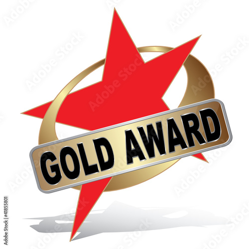 STAR ROUND GOLD AWARD ICON