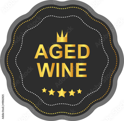 LABEL AGED WINE