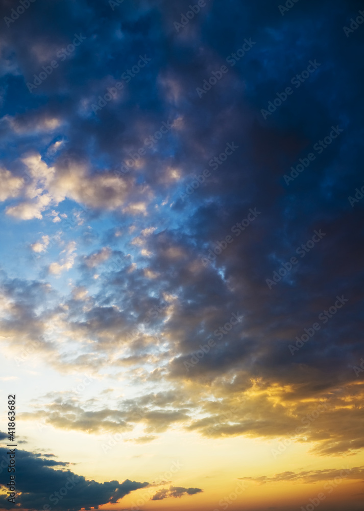 Sky background. Sky background.