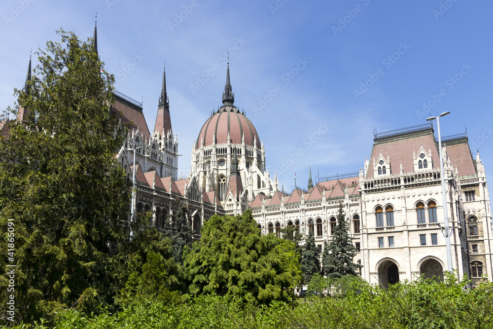 budapest parliament in trees budapest parliament in trees