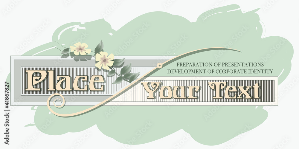 Naklejka premium Template for the design of advertisements and other products