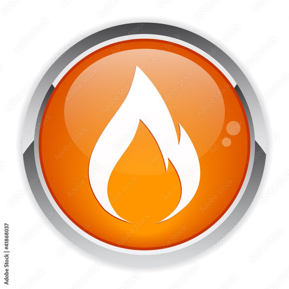 button fire icon. button fire icon.