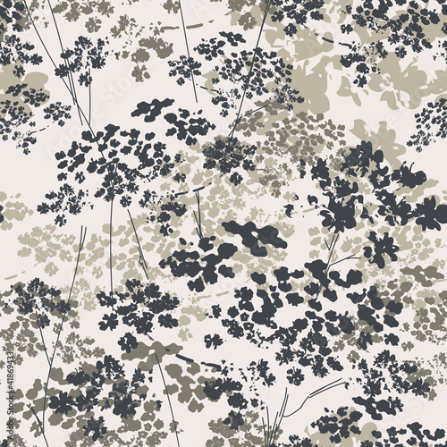 Seamless floral pattern, can be used as a backgound.