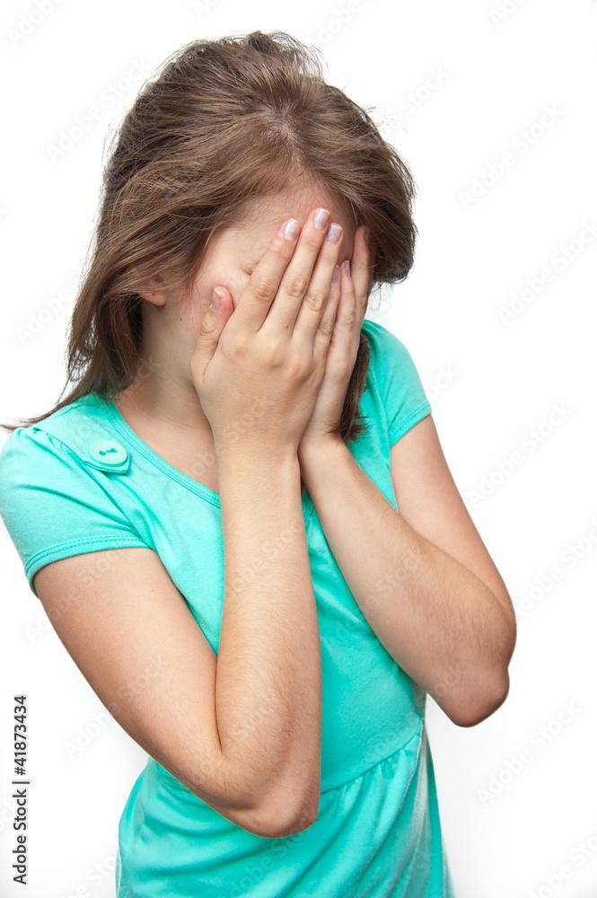 teen sad - depression teen girl cried lonely in room teen sad - depression teen girl cried lonely in room
