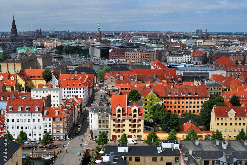 Copenhagen panoramic view Copenhagen panoramic view