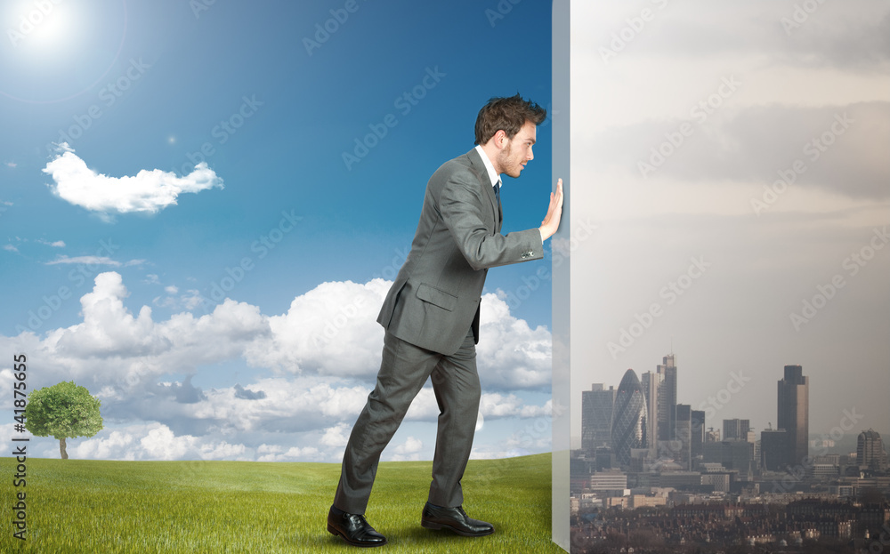 © alphaspirit - Change pollution with green environment