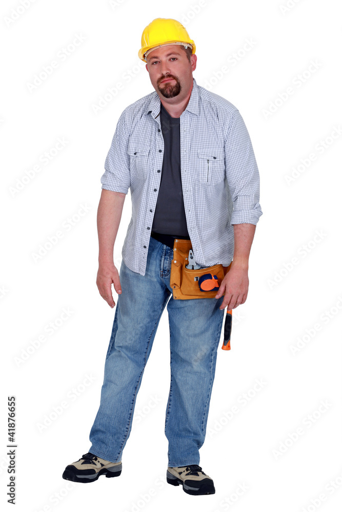 A tired tradesman A tired tradesman