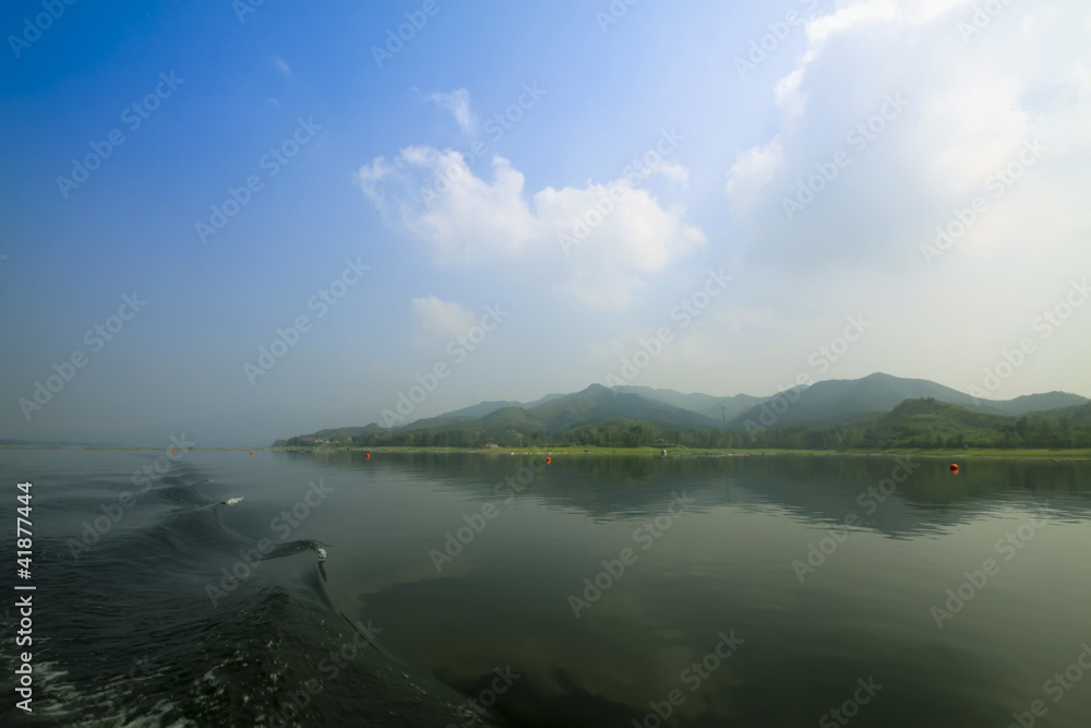 Obraz premium reservoir scenery