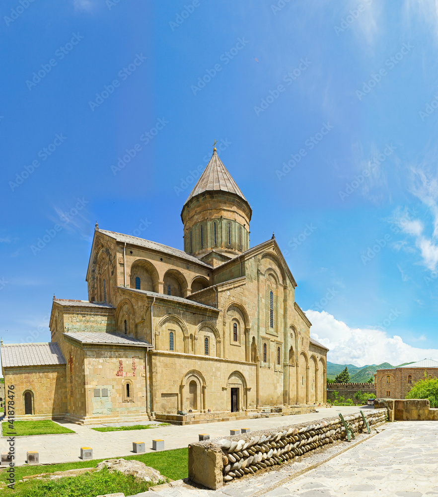 panorama of famous symbol of christianity, Georgia