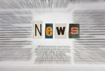 Deken met foto Kranten news information in newspaper  © udra11