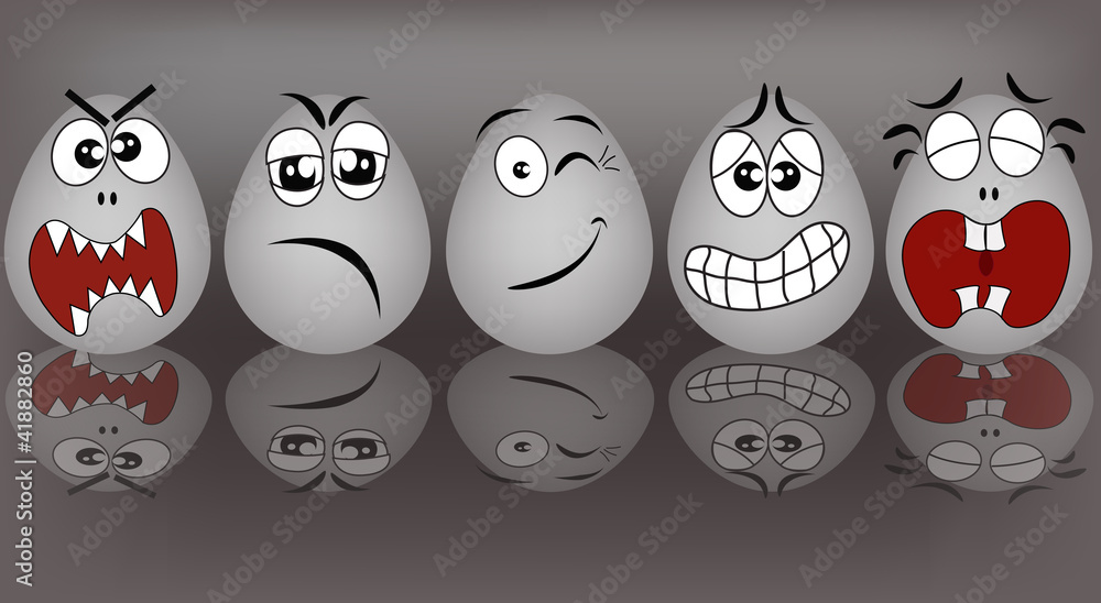 Set amusing eggs Set amusing eggs