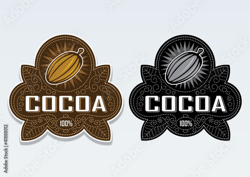 Cocoa 100% Seal / Sticker