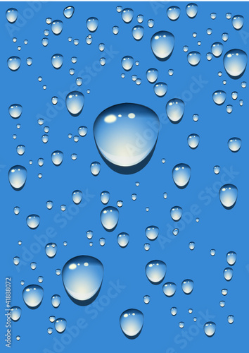 Bulles d'eau.